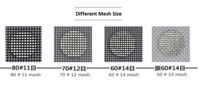 दरवाजा स्टेनलेस स्टील वायर मेष शीट्स, ब्लैक 1x1 14 गेज वायर मेष 0