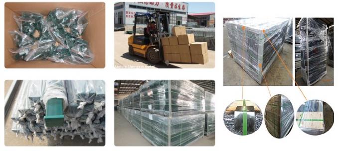 फार्म झुकने 3 डी वायर मेष बाड़ पैनल 900-2500 मिमी जस्ती 7